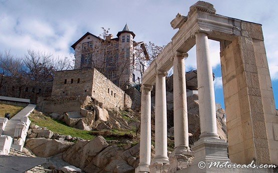 Amphitheater, Stadt Plovdiv