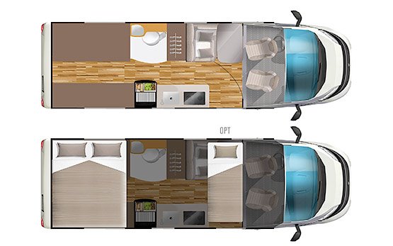 Laika Kosmo 6.0 camper van rental - exterior